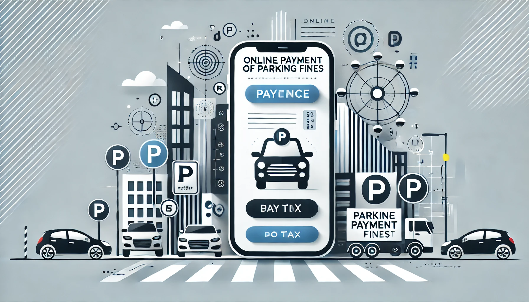 Online payment of parking fines